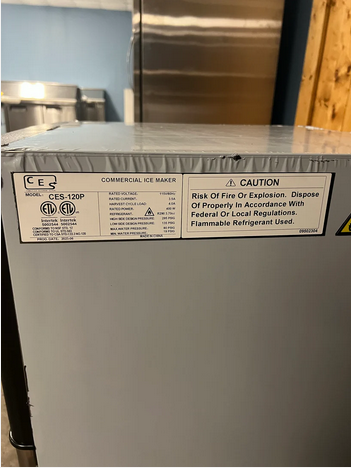 120LB/DAY ICE MACHINE